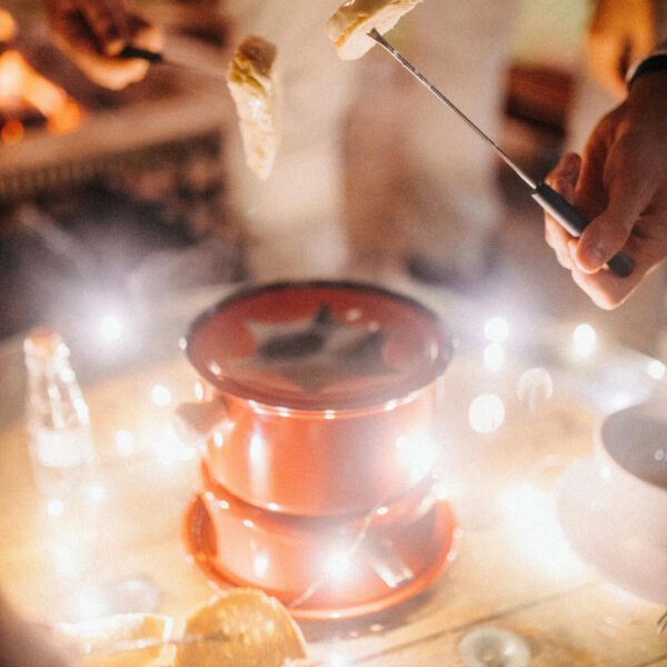 Gemütliches Fondue für einen geselligen Abend oder die Weihnachtsfeier im LINDENHOF