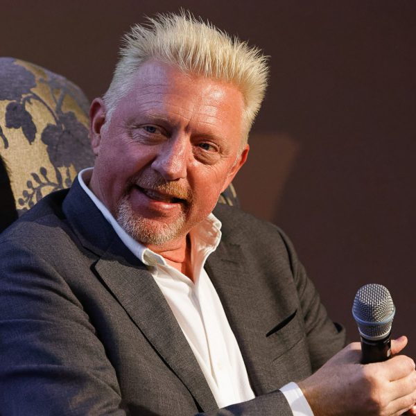 Der Tennisstar Boris Becker in Gotha